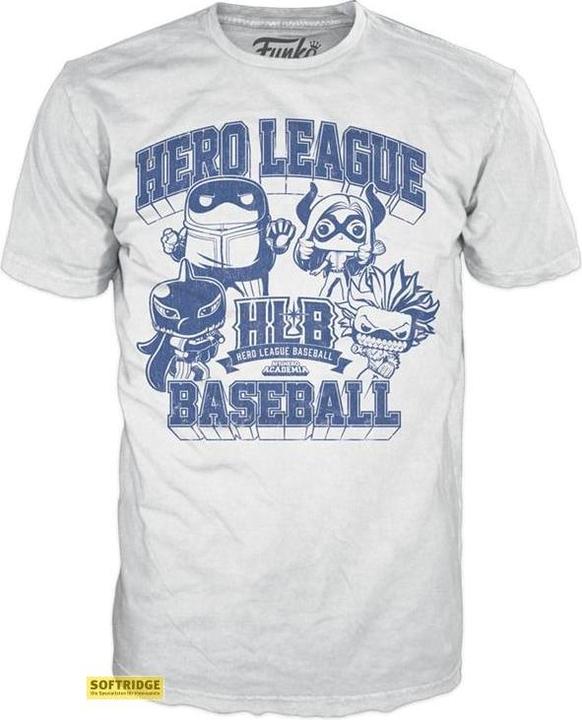 Actual product image Funko My Hero Academia - Hero League Baseball Boxed Tee T-Shirt MHA Baseball(EMEA) Size XL (XL)