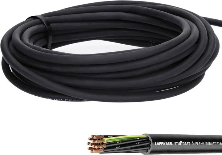 Actual product image Lapp 10 metres 0021900 Ölflex Robust 210 All-weather control cable 4 x 0.75 mm² I Outdoor cable (10 m)