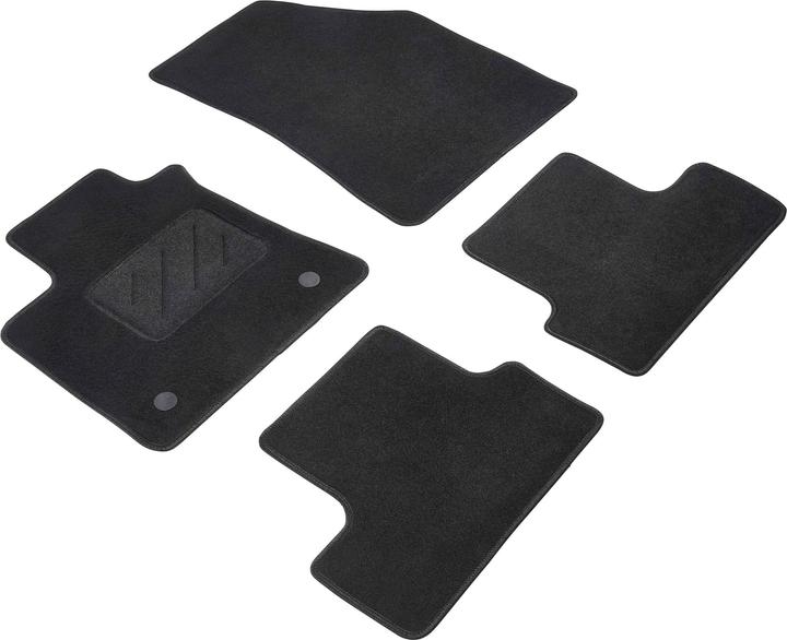Actual product image Walser Floor mats for Renault Megane IV Notchback 10/2016-Today (2 front mats + 2 rear mats)
