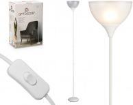 Actual product image Giftdecor white floor lamp