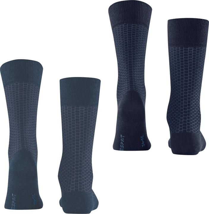 Produktbild Esprit Illusional Grid 2-Pack Herren (2er Pack, 43 - 46)
