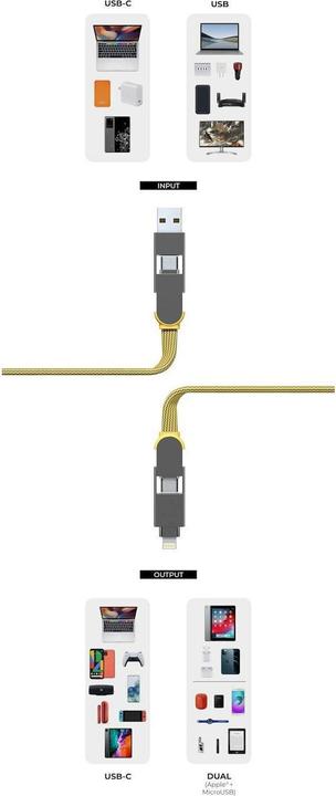 Actual product image Rolling Square inCharge XL (0.30 m, USB 2.0, 100 W)