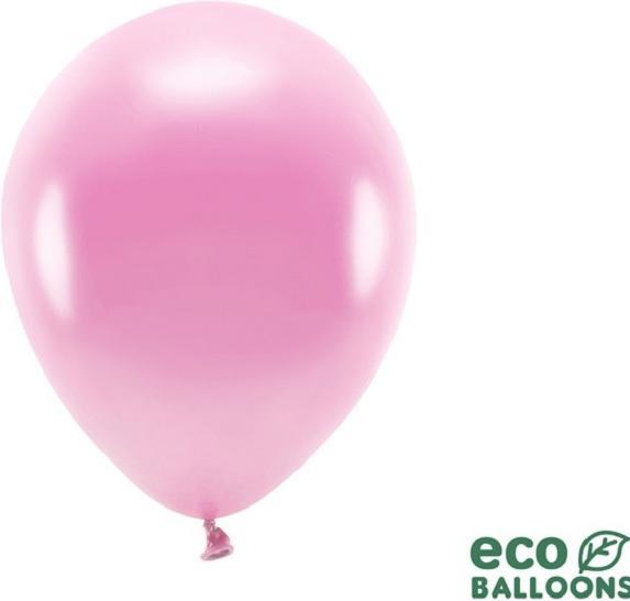 Actual product image Partydeco Eco Balloons Light Pink Metallic (10 x)