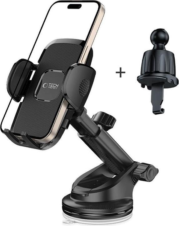 Productafbeelding Tech-Protect V3 Car Holder for Dashboard, Windshield or Air Vent Mount - Black
