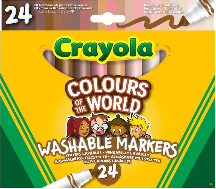 Produktbild Crayola Colours of the World (24x)