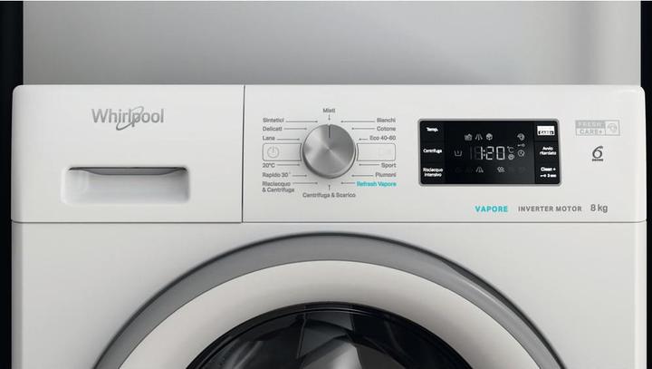 Produktbild Whirlpool FFB 846 SV DE Frontlader-Waschmaschine 8 kg 1400 U/min A Weiss (8 kg, Links)
