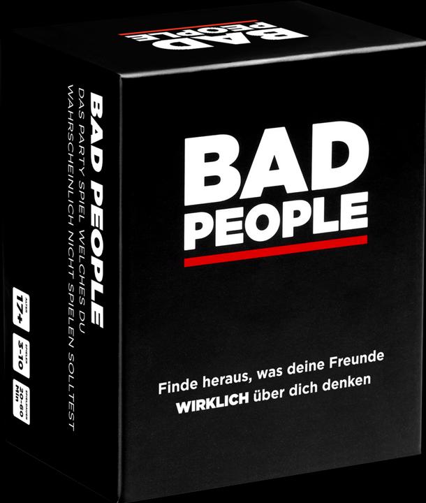 Dyce Games Bad People - Finde heraus, was deine Freunde WIRKLICH über dich denken (German)