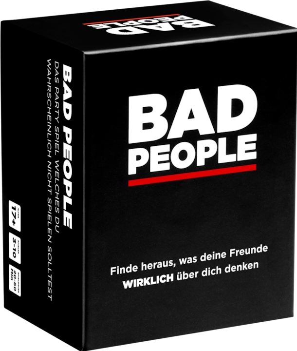 Actual product image Dyce Games Bad People - Finde heraus, was deine Freunde WIRKLICH über dich denken (German)