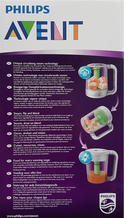 Immagine prodotto Philips Avent Vaporizzatore e frullatore combinato