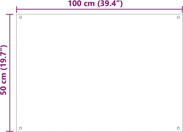 Actual product image vidaXL Küchenrückwand (50 x 100 cm)