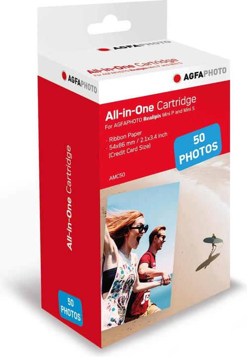Actual product image AGFAPHOTO AMC 50 - 50 sheets 2.1 x3.4 (53 x 86 mm, 5 x)