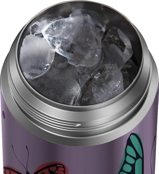 Actual product image Thermos Insulated drinking bottle FUNTAINER Straw Bottle Butterfly, 0.35 litre, double-walled stainless (0.35 l)