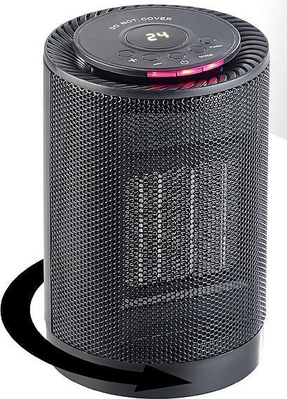 Image du produit Carlo Milano Radiateur soufflant numérique de table en céramique avec oscillation (1200 W)