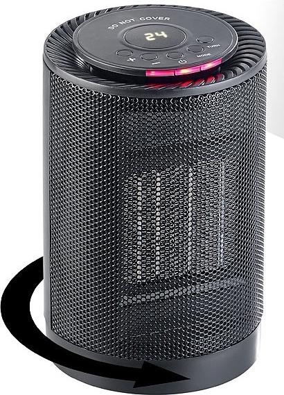 Produktbild Carlo Milano Digitaler Keramik-Tisch-Heizlüfter mit Oszillation (1200 W)