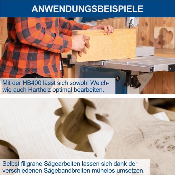 Actual product image Scheppach Band saw