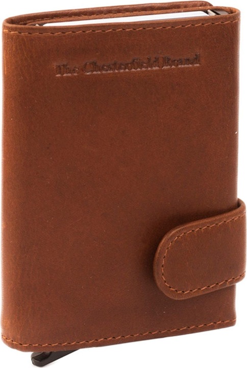 The Chesterfield Brand Leicester -korttikotelo, konjakki
