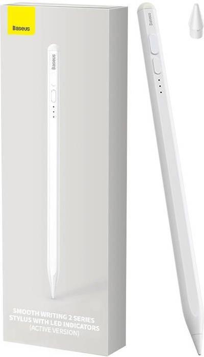 Image du produit Baseus Smooth Writing 2 Stylus Pen avec indicateurs LED (blanc)