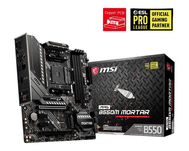 Image du produit MSI MORTIER MAG B550M (AM4, AMD B550, mATX)