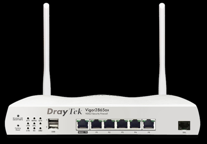 Immagine prodotto Draytek Vigor 2865ax-B WLAN-AX ModemR. ADSL2+/VDSL2