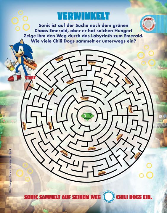 Image du produit Panini Sonic The Hedgehog : 1001 autocollants : Stickers - Enigmes - Coloriage