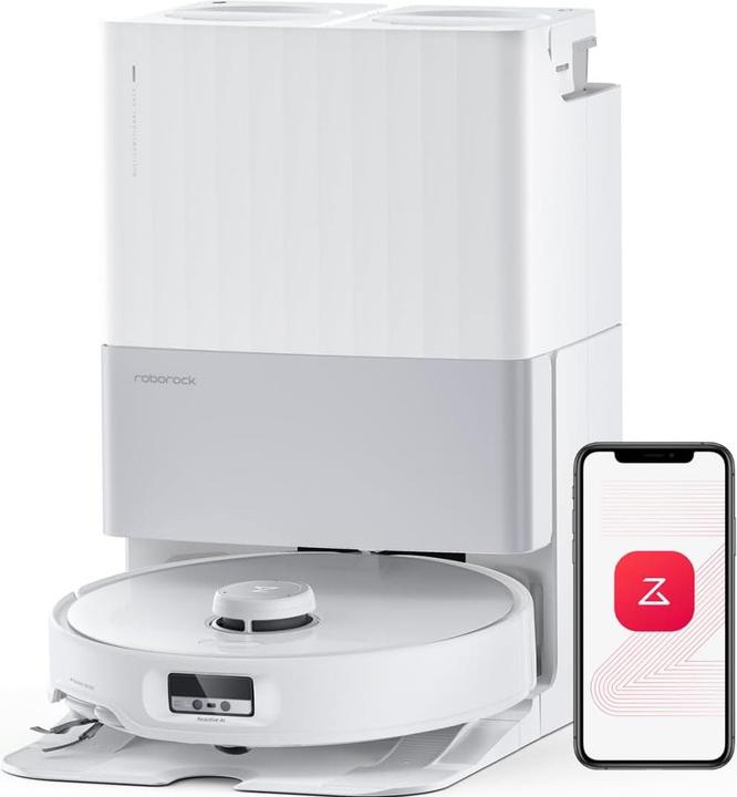 Produktbild Roborock Qrevo Edge Saugroboter mit Wischfunktion,Dual Anti-Tangle,AdaptiLift™ Chassis,18500Pa (18500 Pa, Wischpads (rotierend))