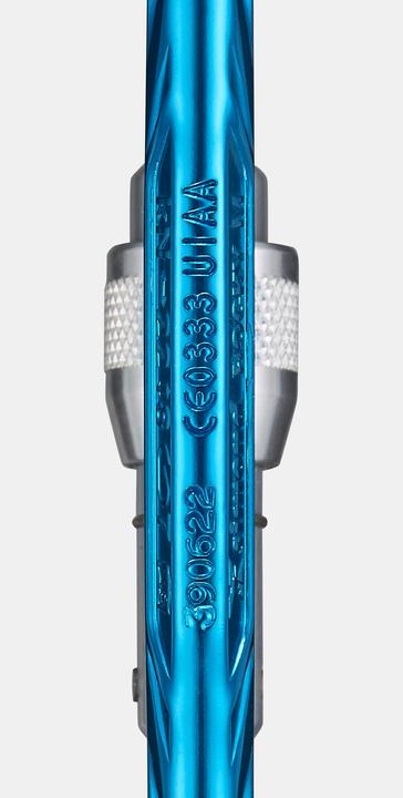 Actual product image Simond Snap hook D-shape aluminium screw lock