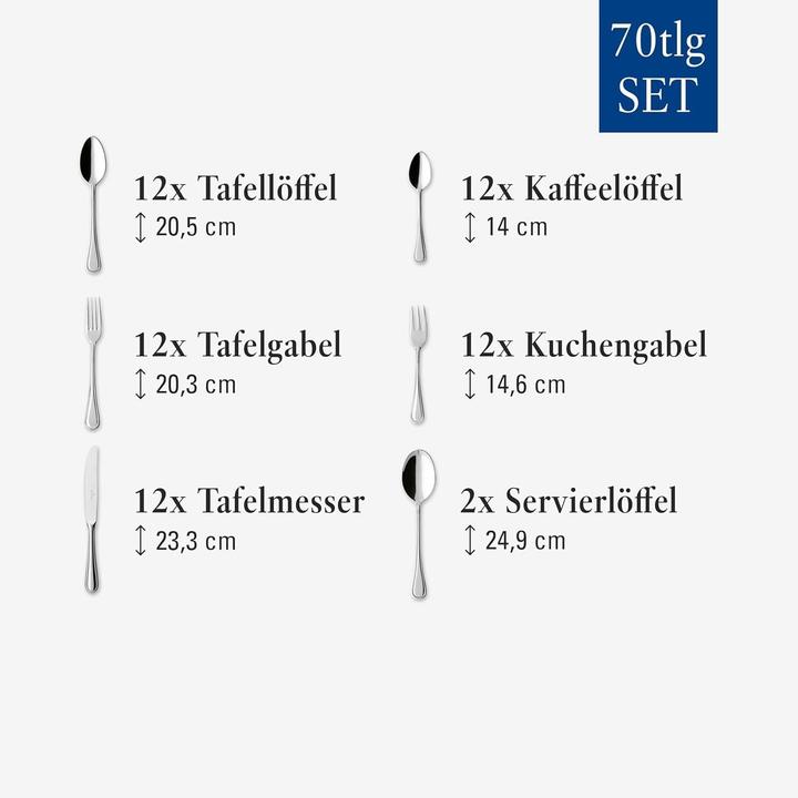 Produktbild Villeroy & Boch Neufaden Merlemont (70 Stk., Besteck Set)