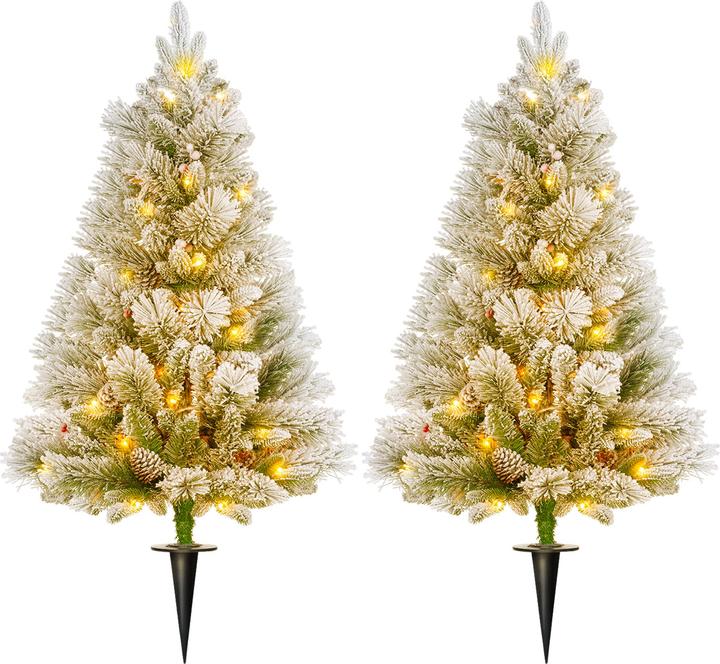 Image du produit Jamb Arbre de Noël artificiel Lot de 2 LED