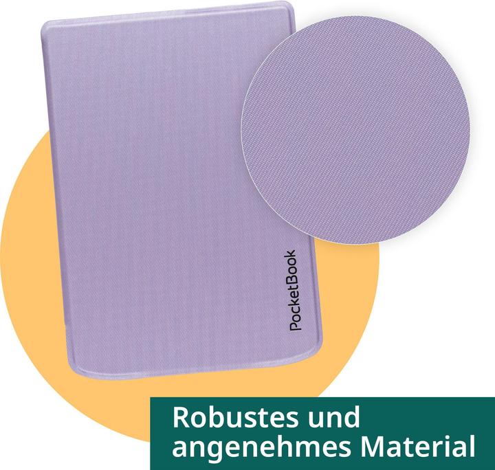 Actual product image PocketBook Shell Cover Transparent Light Purple (Verse Pro, Verse)