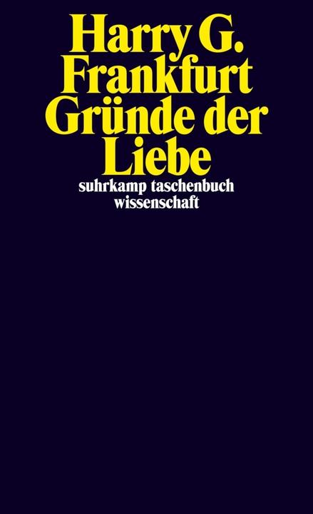 Produktbild Gründe der Liebe (Deutsch, Harry G. Frankfurt, 2014)