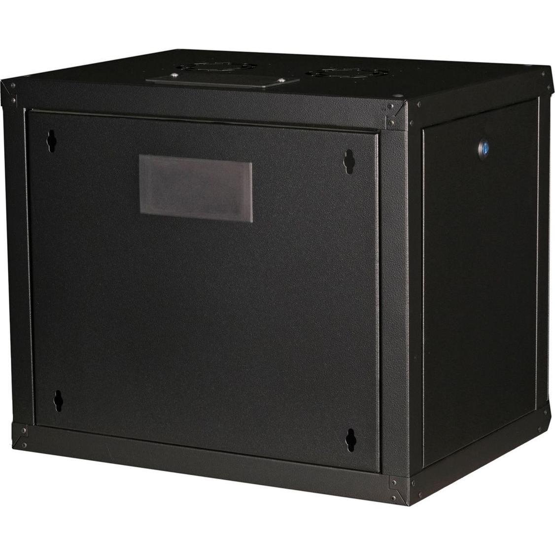 Thumbnail - Roline 19-Zoll Wandgehäuse Pro 9 HE (9 HE, 19 Zoll Rack), Serverschrank, Schwarz
