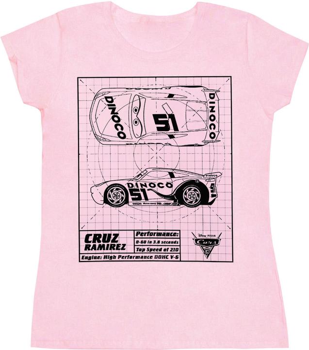 Immagine prodotto Disney Cars Maglietta Cruz Ramirez Planimetria Donna (L)