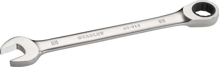 Actual product image Stanley Ratchet ring spanner (19 mm)