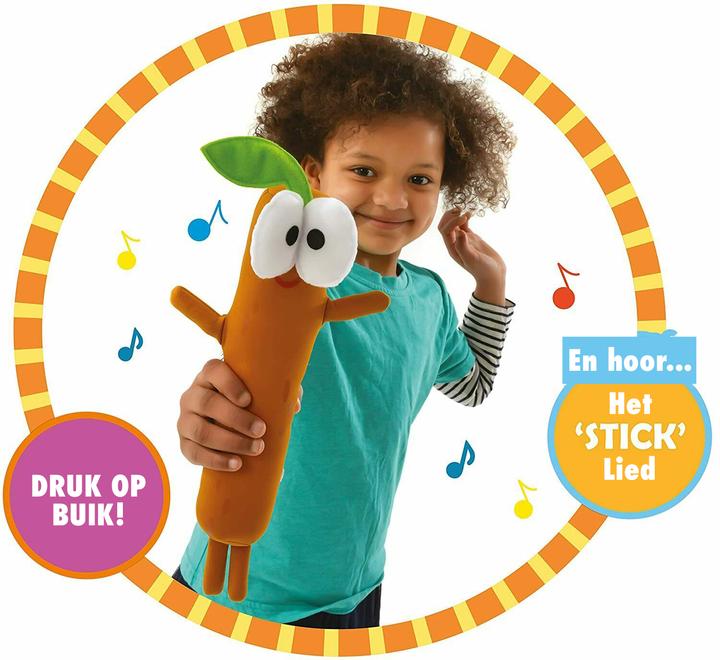 Actual product image Gear2play Hi Duggee Singing Sticky Stick Plush (25 cm)