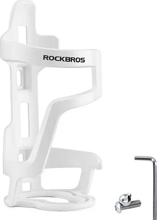 Actual product image Rockbros 31210012002 bicycle water bottle holder - white