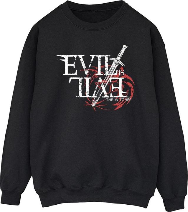 Produktbild Netflix The Witcher Evil Is Evil Sweatshirt (XL)