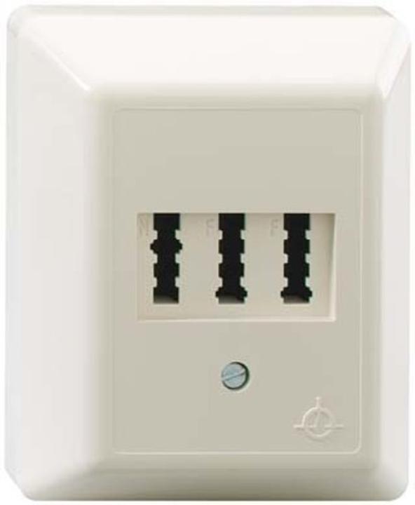 Produktbild Rutenbeck AMS 1/2 NFF Ap Steckdose TAE