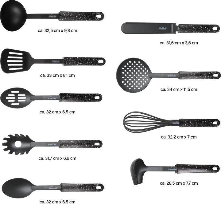 Produktbild Stoneline Küchenhelfer Set mit praktischer Stütze