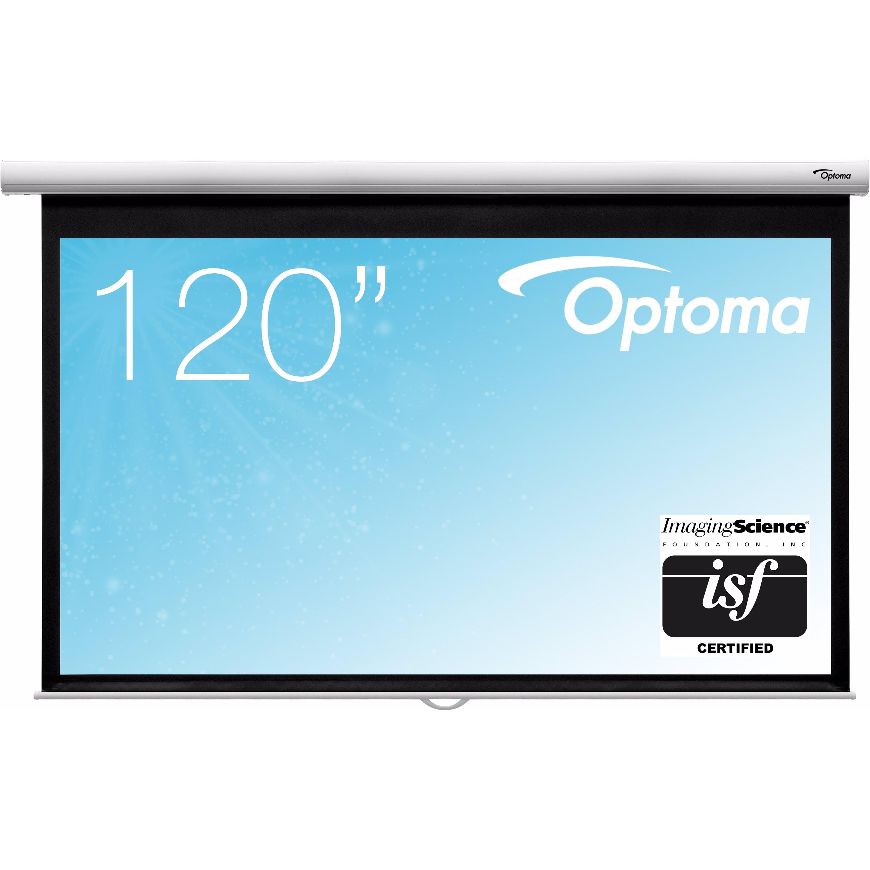 Optoma DS-9120MGA (120", 16:9), Leinwand, Schwarz