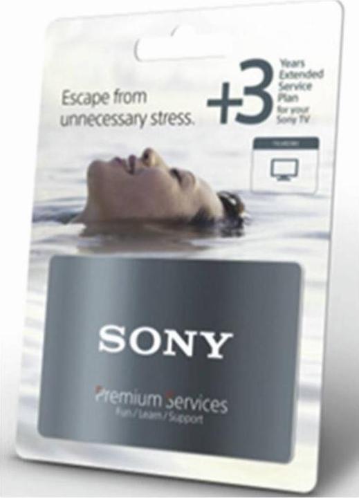 Actual product image Sony TVCARDEW3, 3years TV warranty extension (Various)