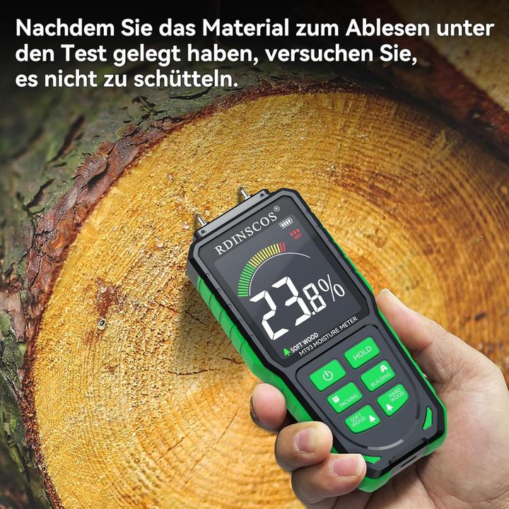 Actual product image Rdinscos Holzfeuchtemessgerät MT93