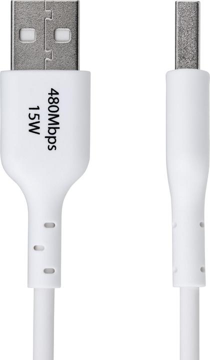 Produktbild StarTech Cable USB-A to USB-C 1m White (1 m, USB 2.0, 15 W)