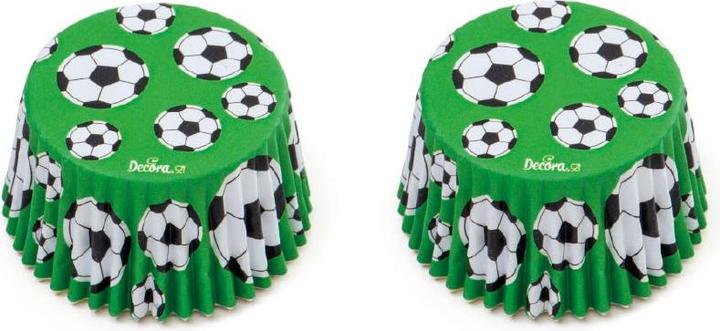 Produktbild Decora Cupcake Förmchen Fussball (5 cm)