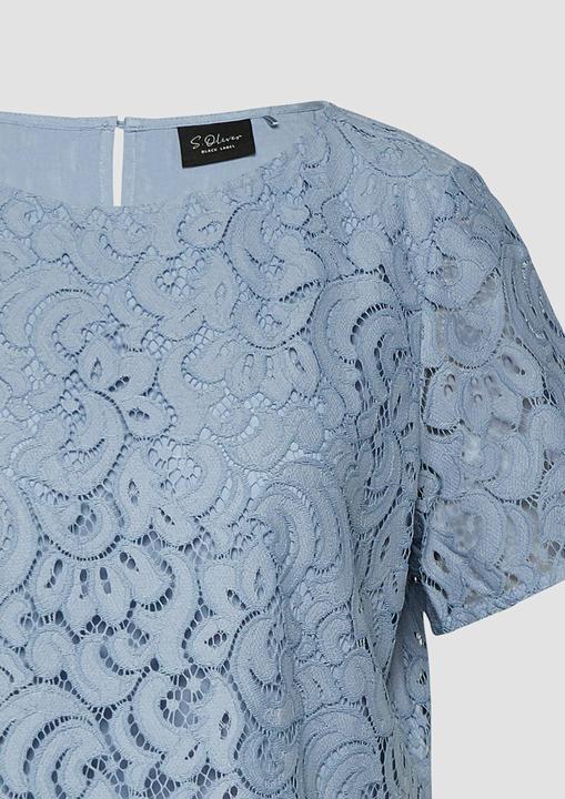Actual product image s.Oliver Spitzen-Shirt mit Viskosefutter (48)