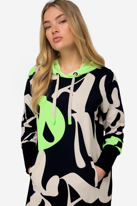 Immagine prodotto Laurasøn Abito midi in felpa con cappuccio e maniche lunghe (XL)
