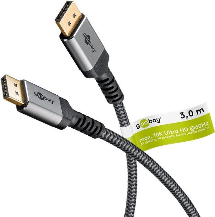 Actual product image Goobay DisplayPort - DisplayPort (3 m, DisplayPort)