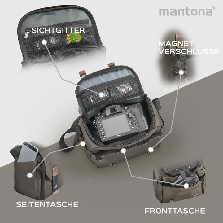 Produktbild mantona Milano piccolo (Kamera Schultertasche)