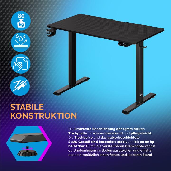 Image du produit Casaria Bureau (110 x 60 x 118 cm)
