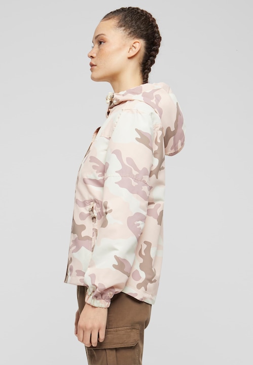 Produktbild Brandit Damen Sommer Frontzip Windjacke Grösse XS Farbe Candy/Tarnmuster (XS)