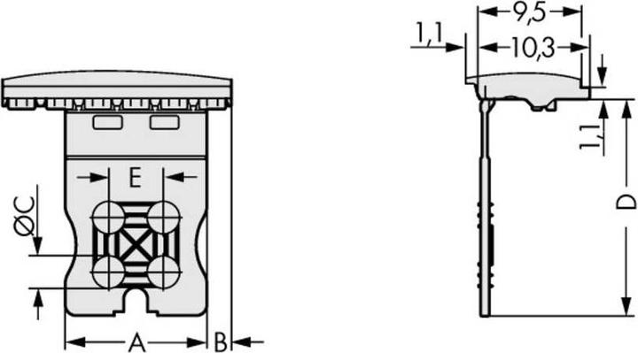 Produktbild Wago Griffplatte
